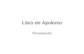 Presentación: El libro de Apolonio