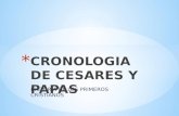 Cronologia de Cesares y Papas