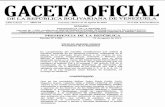 Gaceta Extraordinaria Decreto de Estado de Excepcion en 6 Municipios de Táchira