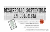 una clase de desarrollo Sostenible en Colombia