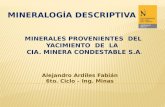 Presentación Mineralogía - UPN