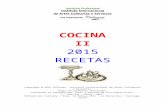 Receta Cocina II 2015