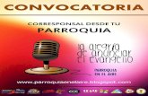 PARROQUIA EN EL AIRE - CONVOCATORIA - RUBEN ALEJO CONDE