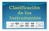 Clasificacion de Los Instrumentos