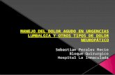 Sesion Clinica Urgencias Lumbalgia y Manejo