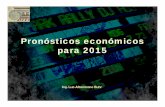 Pronosticos Económicos Para 2015