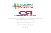Programa de Gobierno Recuperemos Bogota