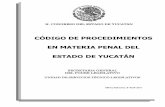 Código de procedimientos penales del estado de Yucatán
