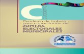 Cuaderno de Trabajo para Capacitación de Juntas Electorales Municipales, 2015 - TSE de Guatemala