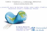 Dr Danilo Mollicone Investigador Ramón y Cajal Departamento de Geografía Colaborador del IPCC Cambio Climático y Liderazgo Ambiental Cursos de Verano Aranjuez.