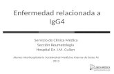 Enfermedad relacionada a IgG4 Servicio de Clínica Médica Sección Reumatología Hospital Dr. J.M. Cullen Ateneo Interhospitalario Sociedad de Medicina Interna.