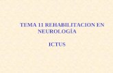 TEMA 11 REHABILITACION EN NEUROLOGÍA ICTUS. ACV: 1).-Es la causa más importante de morbilidad y discapacidad en Europa. 2).-2ª causa de demencia. 3).-Es.
