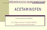 Fecha de publicación 06/09/07 Dr. Hugo Antonio Castillo Bellido Residente Asistencial de Pediatría.