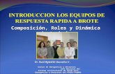 INTRODUCCION LOS EQUIPOS DE RESPUESTA RAPIDA A BROTE Composición, Roles y Dinámica de trabajo Dr. Raúl Agustín González V. Asesor de Emergencias y Desastres.