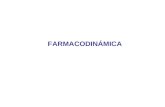 FARMACODINÁMICA. Farmacodinámica o fármacodinamia: Estudio de los efectos bioquímicos y fisiológicos de los fármacos y sus mecanismos de acción.