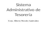 Sistema Administrativo de Tesorería Econ. Alberto Morales Santiváñez.