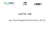 CAFTA -DR Ing. Hazel Magaña de Palomares, M.A.E. Los TLC´s son instrumentos bilaterales o multilaterales de política exterior que los países utilizan.