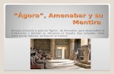 “Ágora”, Amenabar y su Mentira Se está utilizando la película “Ágora”, de Amenábar, para desacreditar el cristianismo y debilitar su influencia en España.