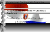 Derecho Constitucional Nacional y Comparado Universidad Nacional de Asunción Facultad de Derecho y Ciencias Sociales.