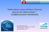 TUBERCULOSIS MENINGEA “Interactivo casos clínicos: Formas graves de tuberculosis ” TUBERCULOSIS MENINGEA Dra. Graciela Luque Hospital Nacional Prof. A.