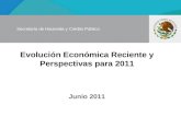 Evolución Económica Reciente y Perspectivas para 2011 Junio 2011 Secretaría de Hacienda y Crédito Público.