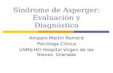 Síndrome de Asperger: Evaluación y Diagnóstico Amparo Martín Romera Psicóloga Clínica USMIJ-HD Hospital Virgen de las Nieves. Granada.