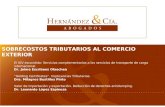 SOBRECOSTOS TRIBUTARIOS AL COMERCIO EXTERIOR El IGV escondido: Servicios complementarios a los servicios de transporte de carga internacional. Dr. Jaime.