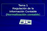 Tema 1 Regulación de la Información Contable (Normalización contable)