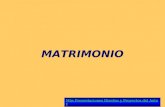 MATRIMONIO Más Presentaciones Diseños y Proyectos del Autor.