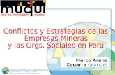 Marco Arana Zegarra GRUFIDES. Cajamarca Lima Ms de 30% del territorio bajo concesi³n minera. Ms de 5% del PBI proviene de miner­a. Ms del 50% de las
