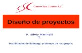 Diseño de proyectos Habilidades de liderazgo y Manejo de los grupos P. Silvio Marinelli Z.