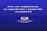Central de Trabajadores Argentinos Departamento de Discapacidad. Regional Córdoba. Área con competencias en capacitación y promoción sociolaboral.