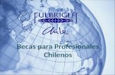 Becas para Profesionales Chilenos. Comisión para el Intercambio Educativo entre Chile y los Estados Unidos de América  El Senador de Arkansas J.W. Fulbright,