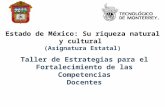 Estrategias para el Fortalecimiento de las Competencias Docentes Estado de México: Su riqueza natural y cultural (Asignatura Estatal) Taller de Estrategias.