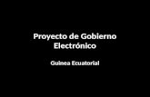 Proyecto de Gobierno Electrónico Guinea Ecuatorial.