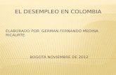 ELABORADO POR: GERMAN FERNANDO MEDINA RICAURTE BOGOTÁ NOVIEMBRE DE 2012.
