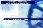 LOGO UNIVERSIDAD TECMILENIO DEL SISTEMA TECNOLÓGICO DE MONTERREY EL SISTEMA RESPIRATORIO.