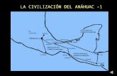LA CIVILIZACIÓN DEL ANÁHUAC -1. Lo que hoy conforma el territorio de nuestro país, fue la cuna de una de las 6 civilizaciones más antiguas con origen.