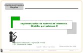 14/04/2015 1 Implementación de un lenguaje basado en reglas. José Angel Bañares. V-1998. LenguajeReglas.ppt ImplementaciónReglas Implementación de motores.