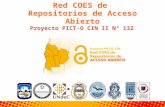 Red COES de Repositorios de Acceso Abierto Proyecto PICT-O CIN II N° 132.