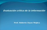 Prof. Roberto Zayas Mujica. Nos estamos ahogando en información…