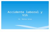 Accidente laboral y Vih Dr. Héctor Arias. Introducción Riesgo laboral Riesgo QuímicoRiesgo FísicoRiesgo Biológico Posibilidad de daño Derivado de trabajo.