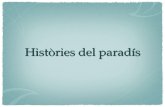 Històries del paradís. L’autor: Xavi Sarrià Cantant, guitarrista i lletrista del grup valencià ‘Obrint Pas’, un dels grups més destacats de la música.