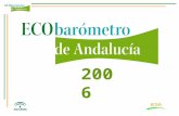 2006. ¿Qué es el Ecobarómetro de Andalucía? Encuesta periódicaEncuesta periódica sobre actitudes y conductas relacionadas con el medio ambiente. 2001Programa.