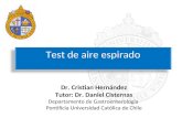 Test de aire espirado Dr. Cristian Hernández Tutor: Dr. Daniel Cisternas Departamento de Gastroenterología Pontificia Universidad Católica de Chile.