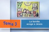 La familia acoge a Jesús. Palabra Clave Acoger “Ten fe en el Señor y te salvarás tú y tu familia”.