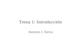Tema 1: Introducción Antonio J. Sierra. Indice 1. Introducción histórica. Origen de Java. 2. Características de Java. 3. La máquina virtual de Java. Bytecode.