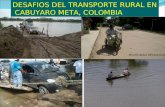 DESAFIOS DEL TRANSPORTE RURAL EN CABUYARO META, COLOMBIA MOVILIDAD REDUCIDA.