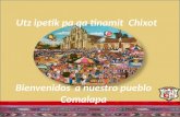 COMALAPA El nombre del municipio proviene de la expresión kaqchikel «chi xot», que significa «junto a la fuente de los comales» «Comalapa» de «comal»,