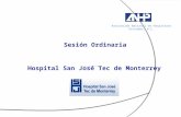 Asociación Nacional de Hospitales Privados, A.C. Sesión Ordinaria Lunes 17 de Mayo de 2010 Hospital San José Tec de Monterrey.